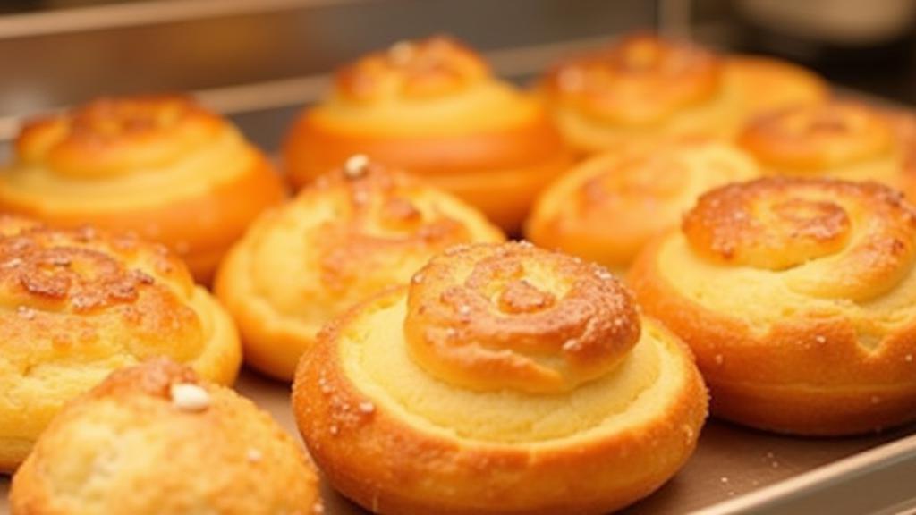 Assortment of delicious French pastries for the contest promotion