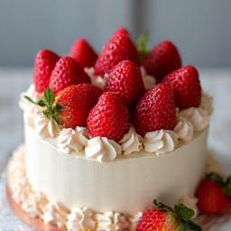 Elegant Fraisier Cake