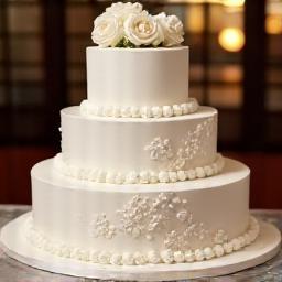 Beautiful Custom Wedding Cake